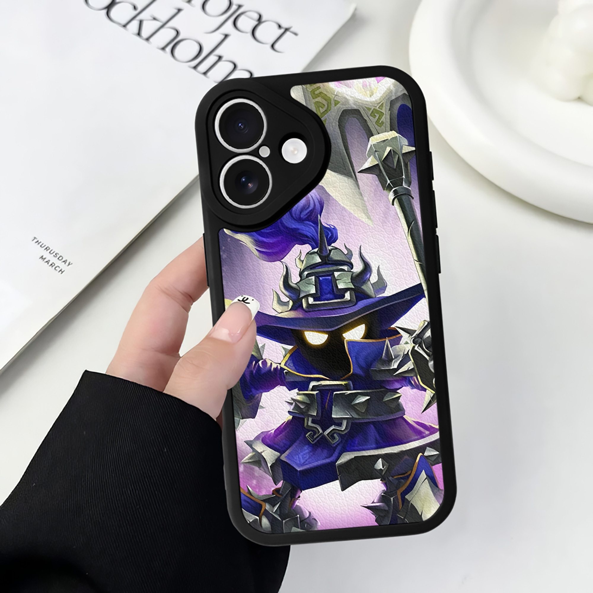 リーグ・オブ・レジェンド League of Legends LOL 【iPhone 16シリーズ対応】シリコンスマホケース（レザー調） 材質：シリコン